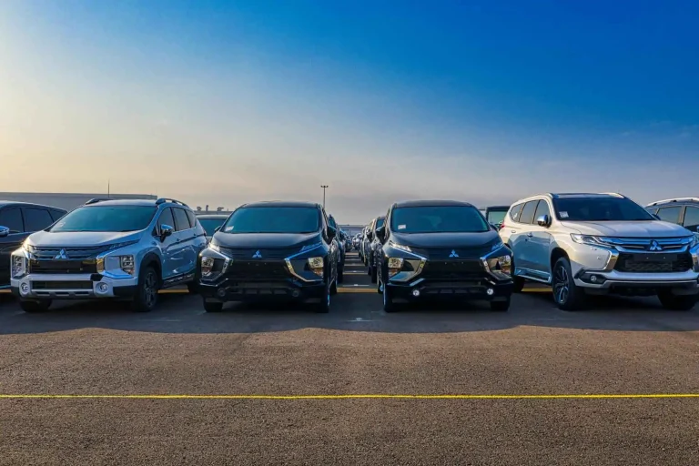 cars for sale lined up