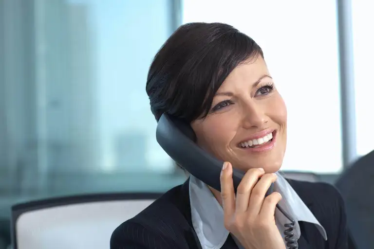 Customer service woman